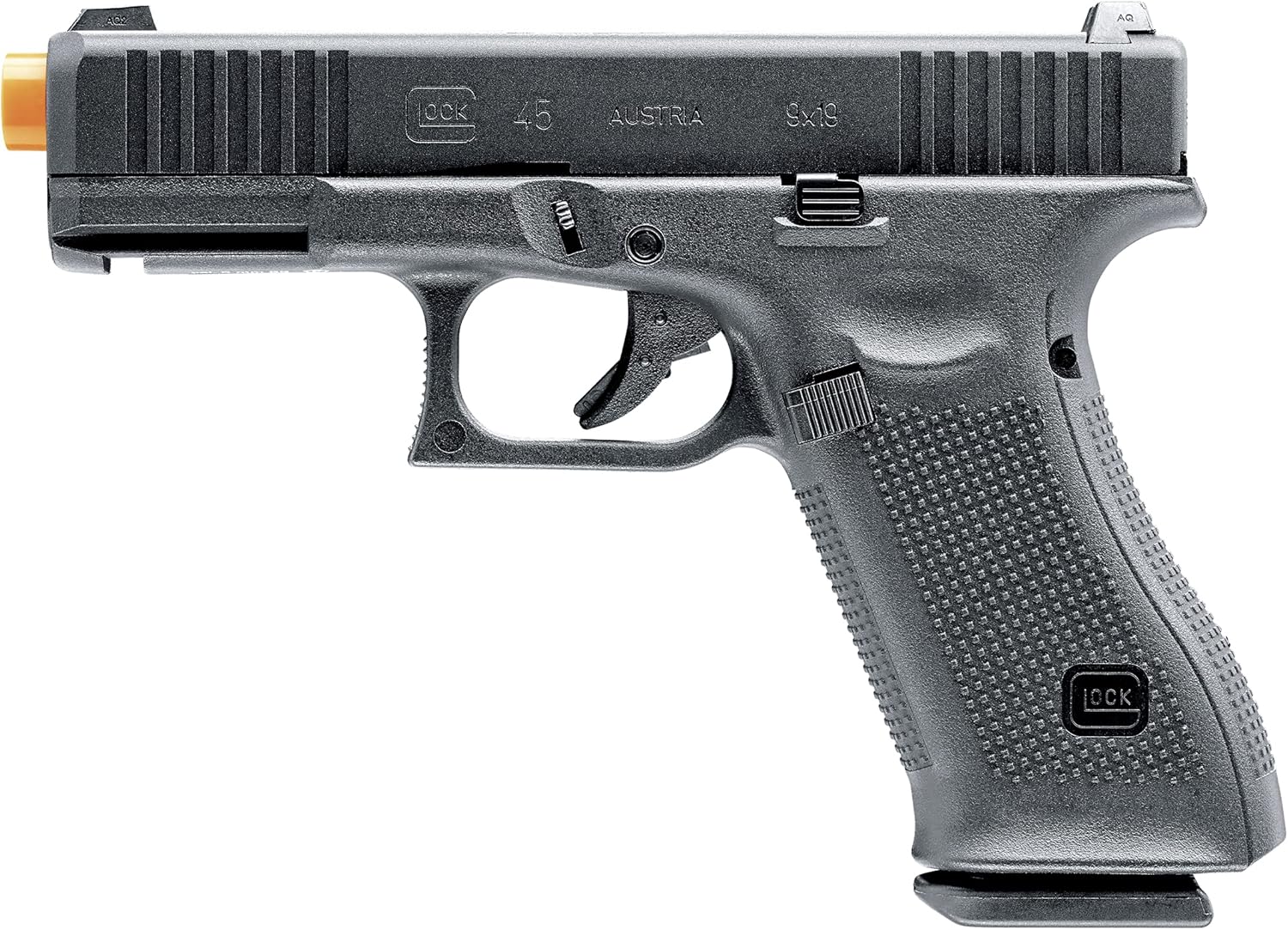 Umarex Elite Force Glock 45 GBB Airsoft Gun - Realistic Blowback Action, Black Finish