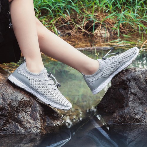 DOUSSPRT Water Shoes - Quick Dry Aqua Shoes for Kids | Ideal for Beach, Swim & Pool Activities