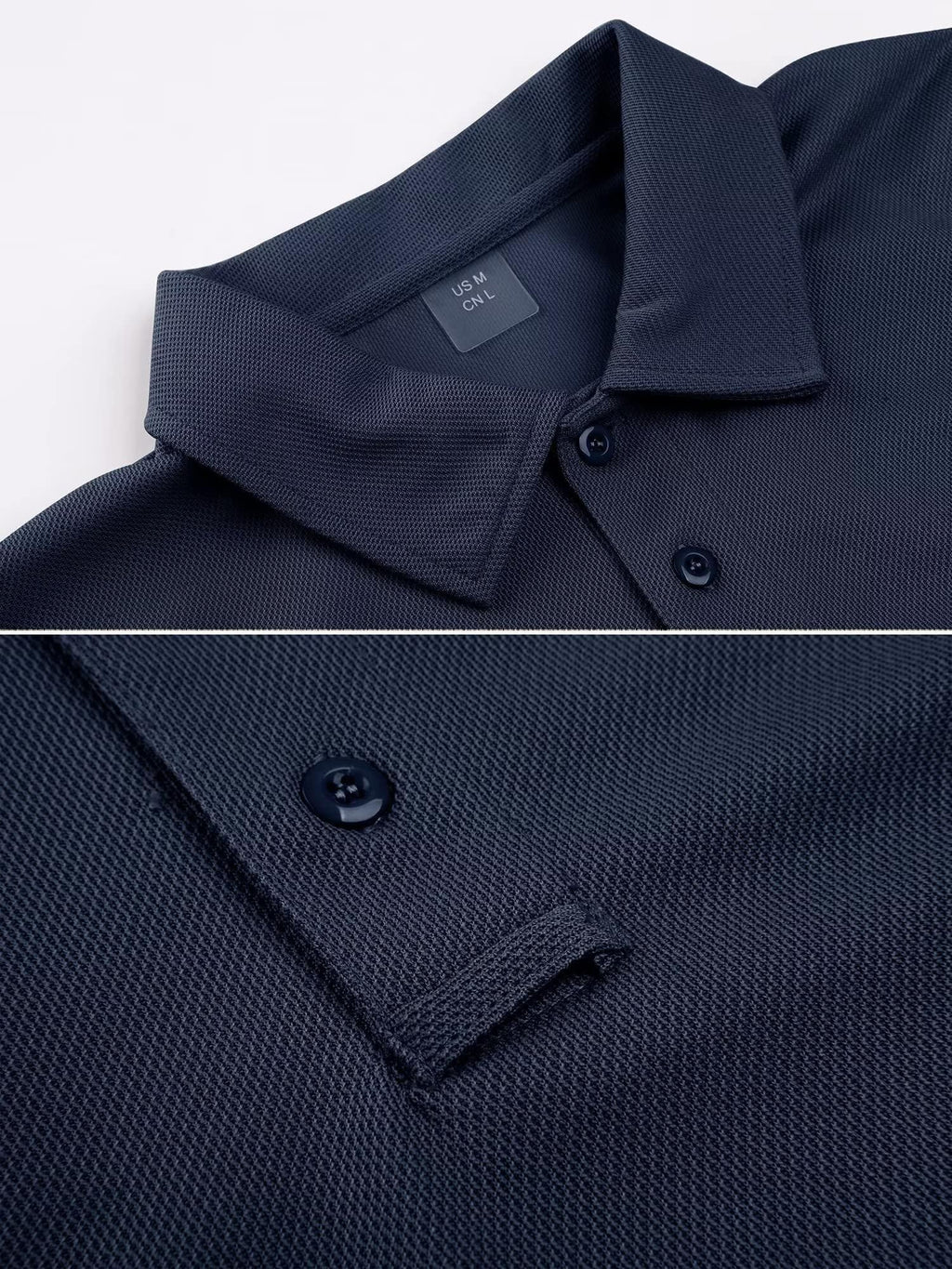 MAGCOMSEN Navy Blue Polo Shirts for Men T Shirts Short-Sleeve Hiking Shirts Hunting Shirt Tactical Shirts Navy XXL