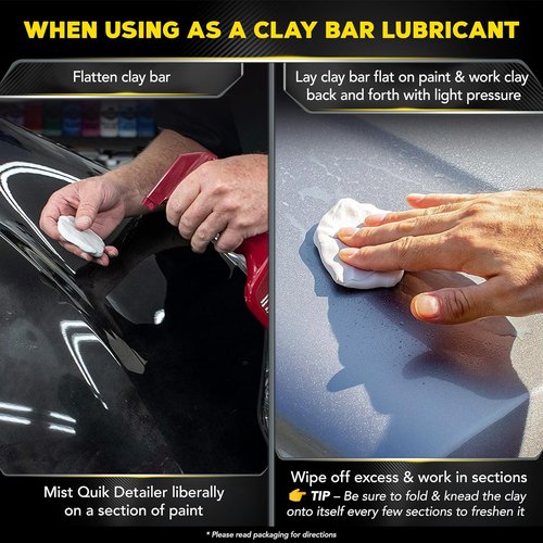 Meguiar's Quik Detailer - Easy Car Spray Detailer for Dust & Smudges | Enhances Shine, 16 Oz