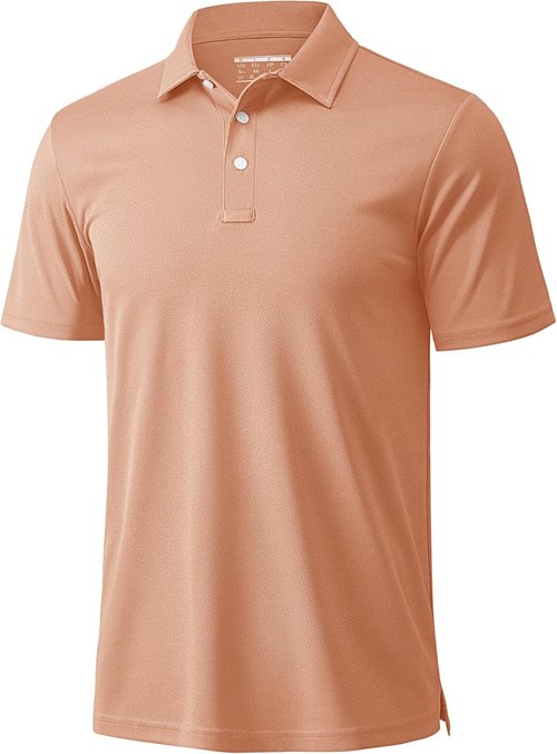 MAGCOMSEN Men's Polo Shirt - Quick Dry Short Sleeve Golf Tee for Casual Outdoor Performance