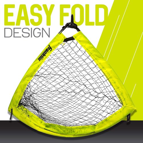 Franklin Sports Blackhawk Soccer Goal - Portable Pop-Up Nets for Indoor & Outdoor Play - Youth & Adult Sizes Available