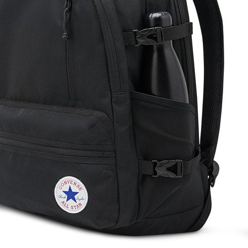 Converse Unisex AdultStraight Edge Backpack, Black, One Size