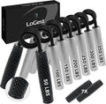 **Skiennix Heavy-Duty Hand Grip Strengthener Set - 7 Levels 50LB-350LB | No Slip Design for Home Gym**