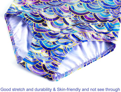 Domusgo Gymnastics Leotards - Sparkly One-Piece Tumbling Outfit for Girls | Stylish & Comfortable