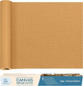 KING MOUNTAIN Canvas Repair Patch 16×60 Inch Self-Adhesive Waterproof Fabric Patch for Sofas, Tents, Furniture,Tote Bags, Car Seats (Light Brown)