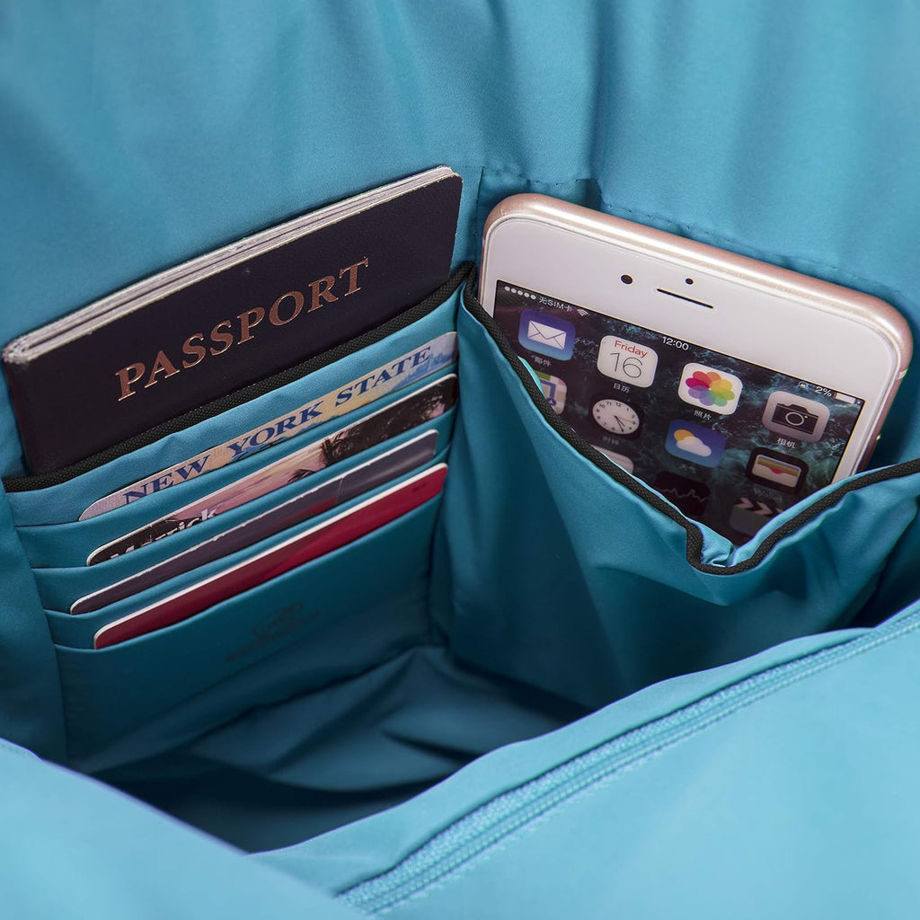 Travelon Anti-Theft Slim Backpack - Stylish, Secure Design for Travel | Lightweight & Compact