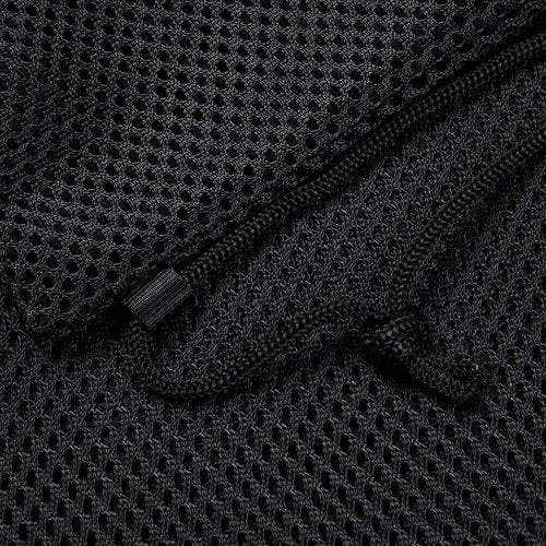 Frienda Mesh Drawstring Backpack - Versatile Beach & Gym Bag for Travel & Workout Gear | Black
