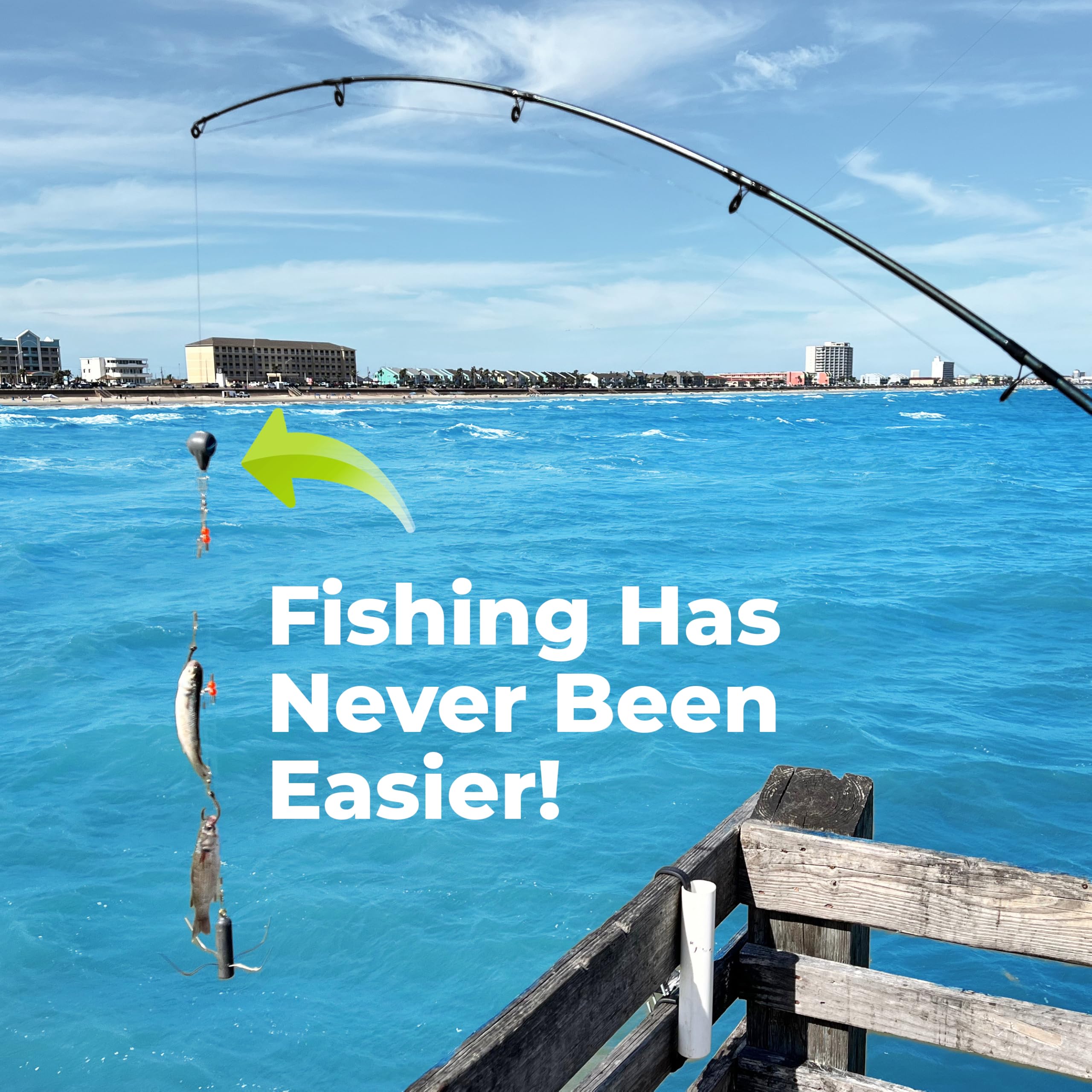 ByeKnot Fishing Knot Tying Tool | Fishing Line to Lure Connector | Protect from Fish Hooks | Tie Fishing Knots Easily | Cool Gadgets for Fishermen | Fishing Lure Accessory for Beginner Anglers
