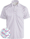 Skiennix Men's Golf Polo Shirts - Short Sleeve Performance Polos | Perfect Golf Gifts
