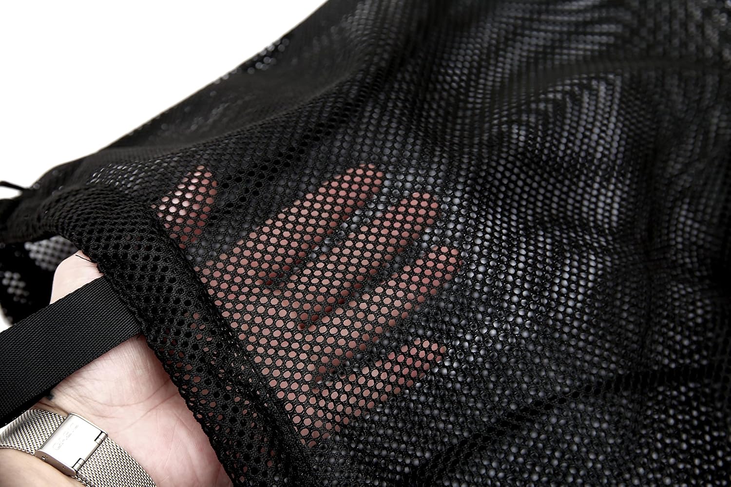Palmhomee Mesh Drawstring Bags - Pack of 4 for Sports, Gym, Laundry & Beach - Mixed Sizes