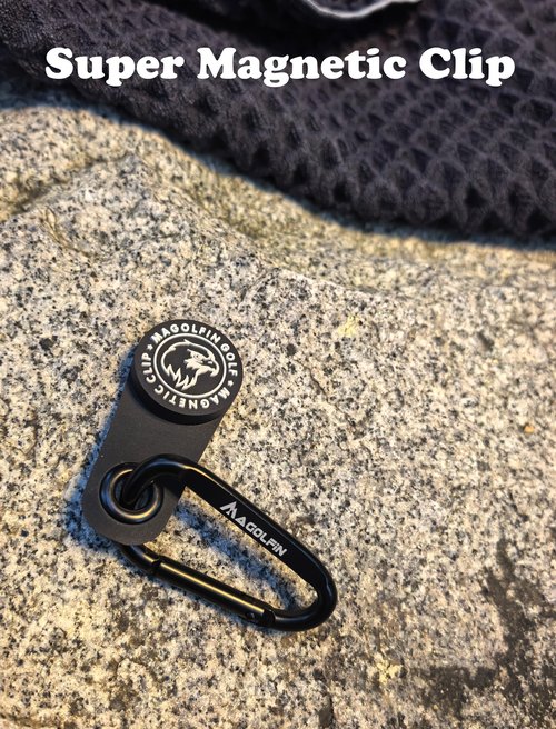 Mangetic Clip for Golf Towels, Powered Magnet with Clip, Removable from Golf Towels, Golf Accessories, Golf Cart Accessories