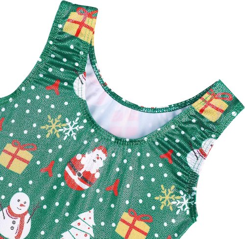BAOHULU Toddler Girls' Gymnastics Leotard - Sparkle Embroidery Tank Biketard, One Piece Design