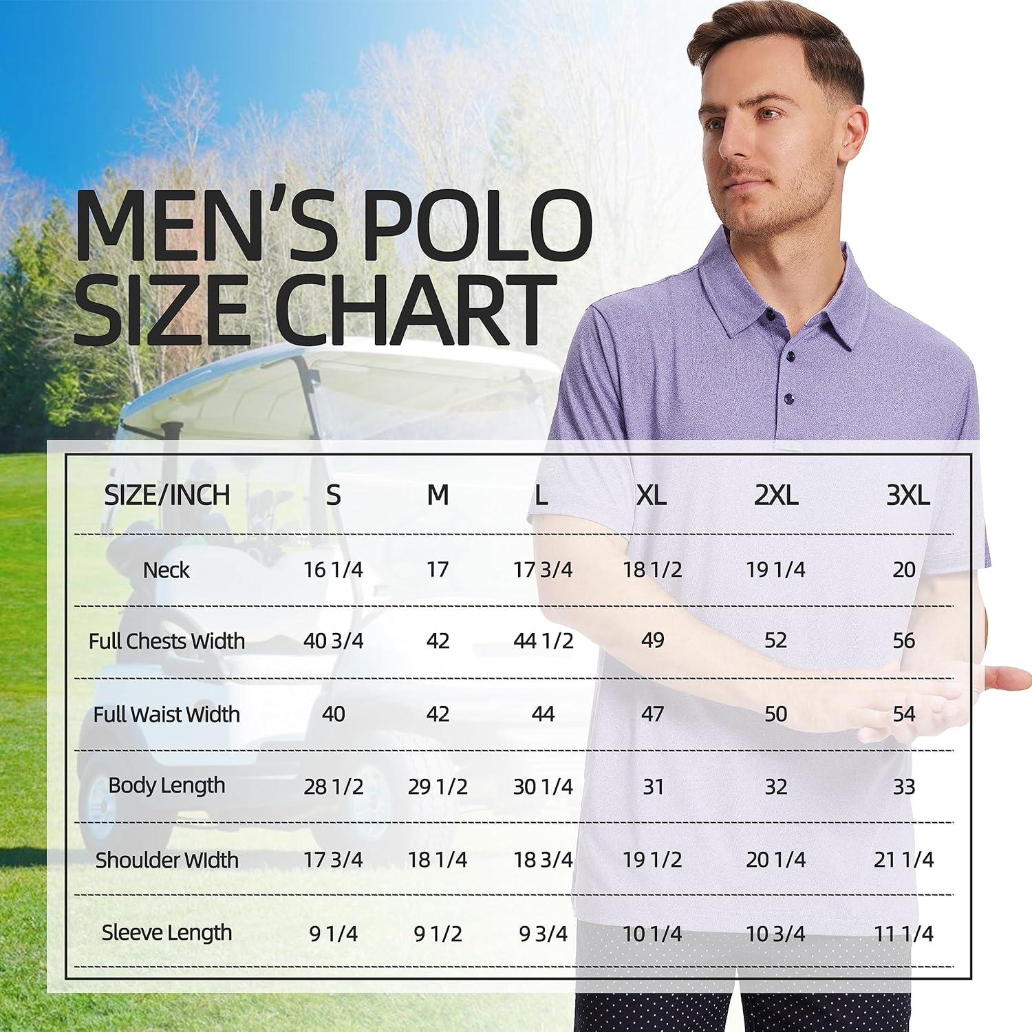 Skiennix Men's Golf Polo Shirt - Moisture-Wicking Dry Fit Performance | Striped Short Sleeve Design