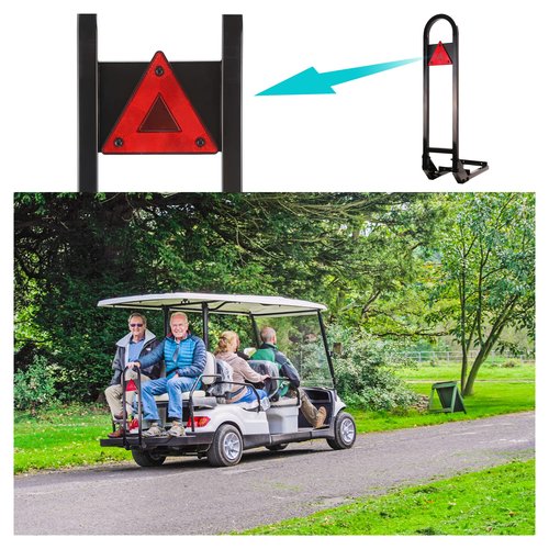 10L0L Universal Golf Cart Rear Seat Safety Grab Bar Fits for Club Car DS Precedent EZGO TXT RXV