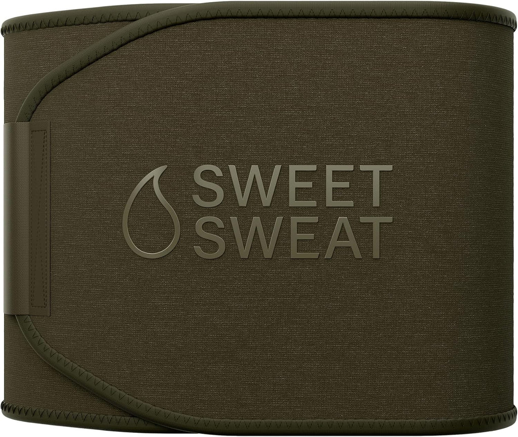 Sports Research Sweet Sweat Waist Trimmer - Premium Sweat-Enhancing Fitness Band for All Sizes