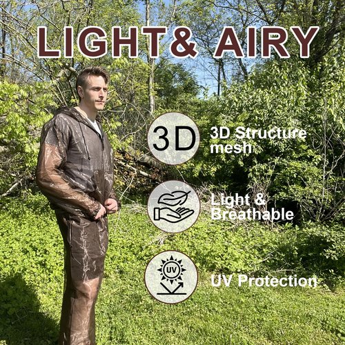Aventik Mosquito Jacket Mosquito Pants Mosquito Suit No-See-Ums Mesh, Super Light, Keep Safe Cool, UV Protection