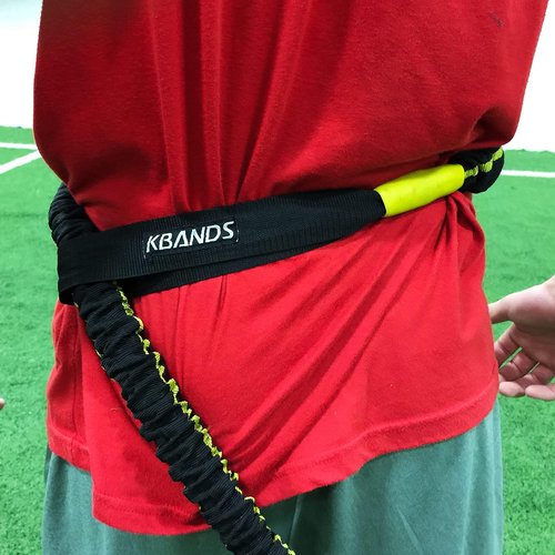 Kbands Victory Ropes - 300 lbs Resistance for Acceleration Drills - 40 ft Stretch Distance