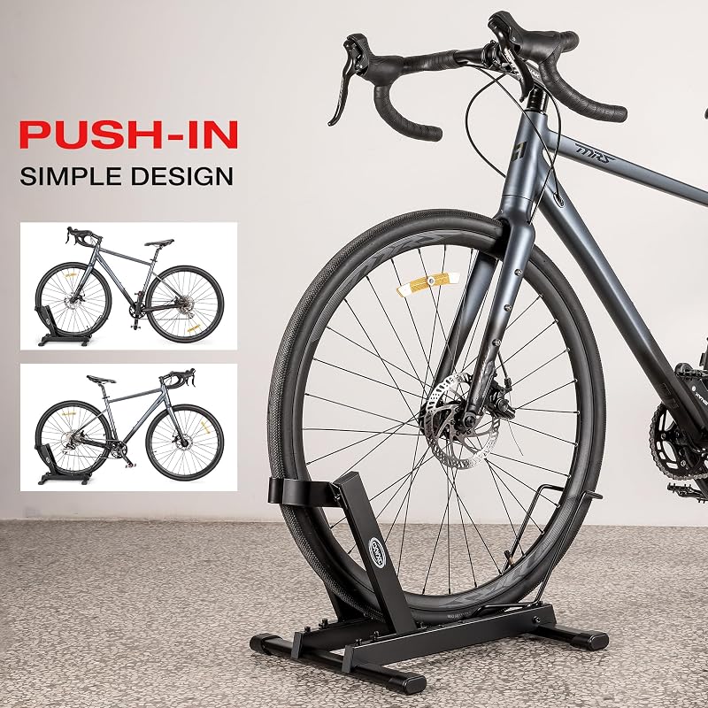 Floor Bicycle Stand for 20"-29" Bikes, 38kg Capacity – Freestanding Bike Rack