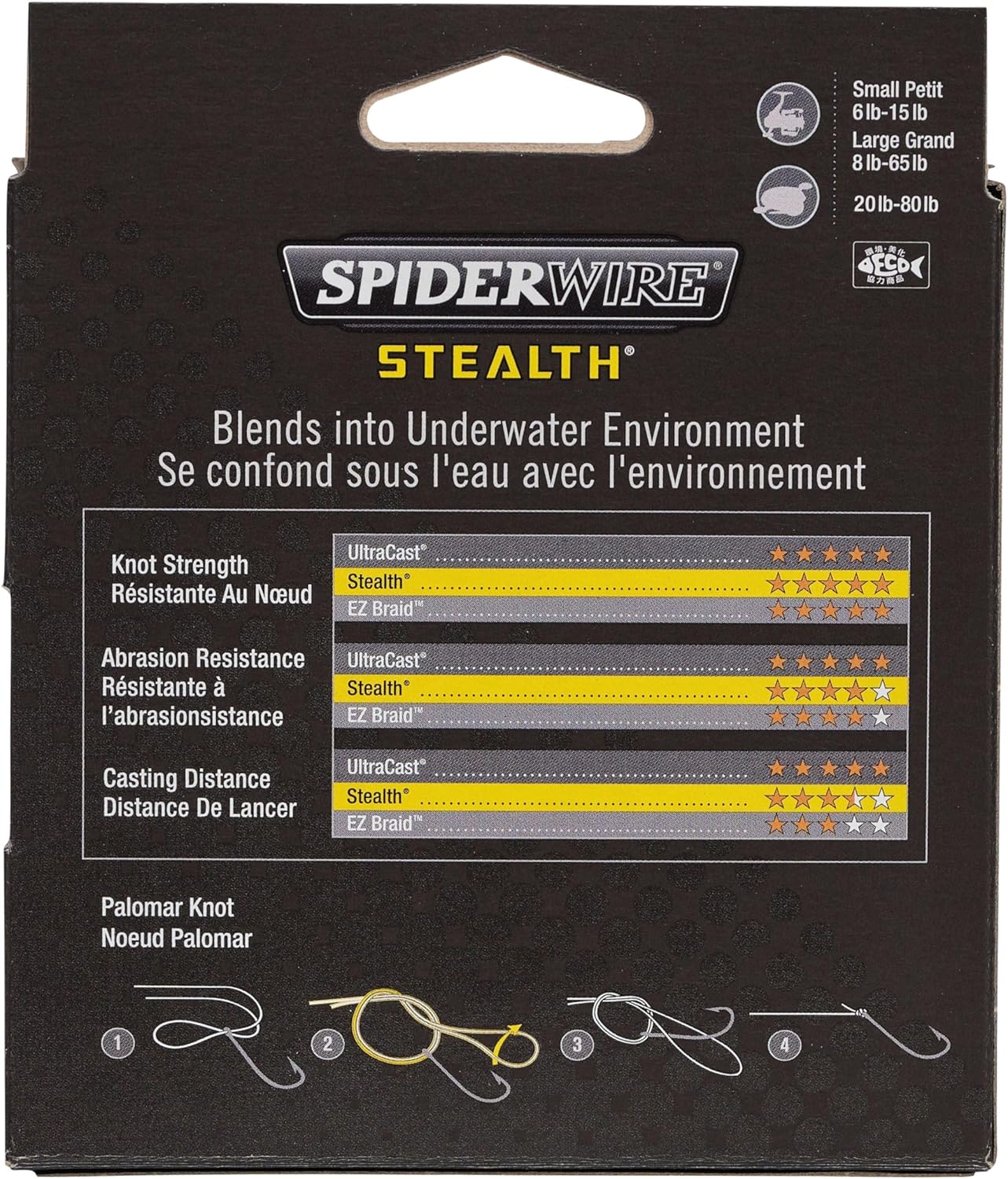 SpiderWire Stealth Braid Fishing Line - Durable, High Sensitivity, 30lb Test | 150 Yards
