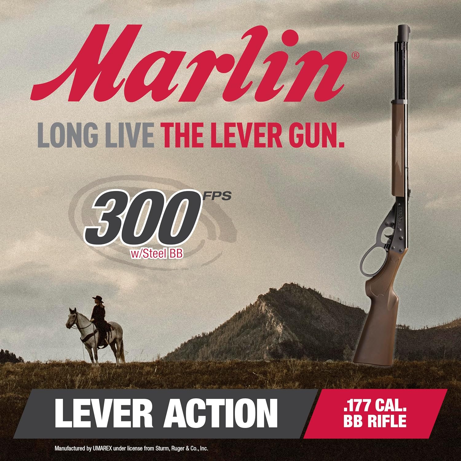 Umarex Marlin Lever Action Rifle - .177 Caliber BB Gun for Precision Shooting