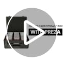 PREZA Black Graded Card Storage Box for PSA, BGS, SGC, GMA Trading Cards