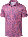 Obla Men's Golf Polo Shirt - Short Sleeve Dry Fit Performance | Moisture-Wicking Casual Design