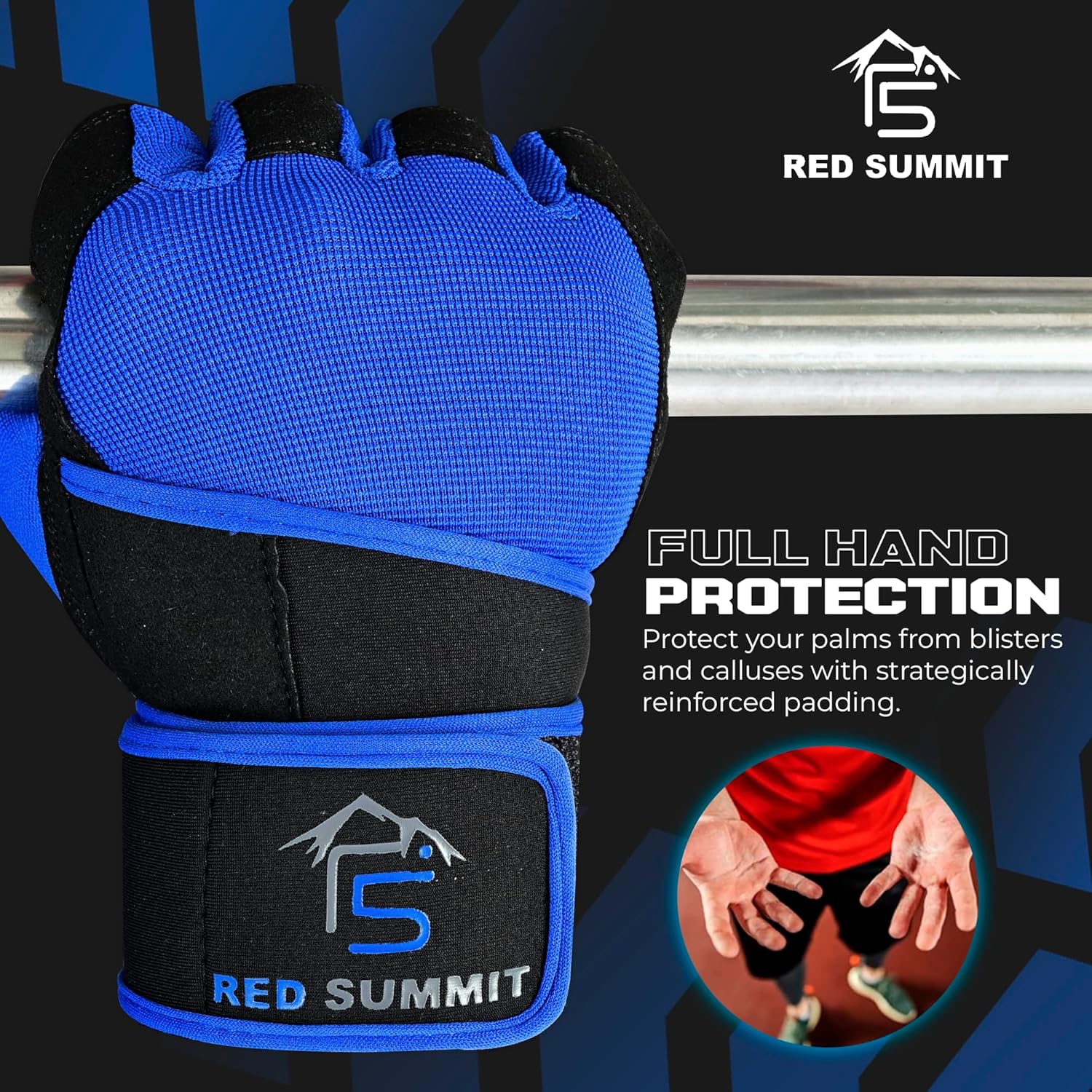 Skiennix Weight Lifting Gym Gloves - Anti-Slip Palm & Wrist Support for Bodybuilding | Unisex Fitness Gear