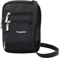 Baggallini Journey Crossbody Bag - Lightweight Travel Handbag with RFID Protection | 9x6 Inches