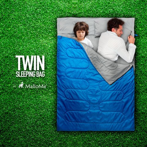 MalloMe Sleeping Bags - Cold Weather Camping Gear for Adults & Kids | Lightweight & Compact Design