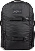 JanSport Venture Pack - Versatile Travel Backpack with Large Compartment, Compression Straps & Water Bottle Pockets, Black
