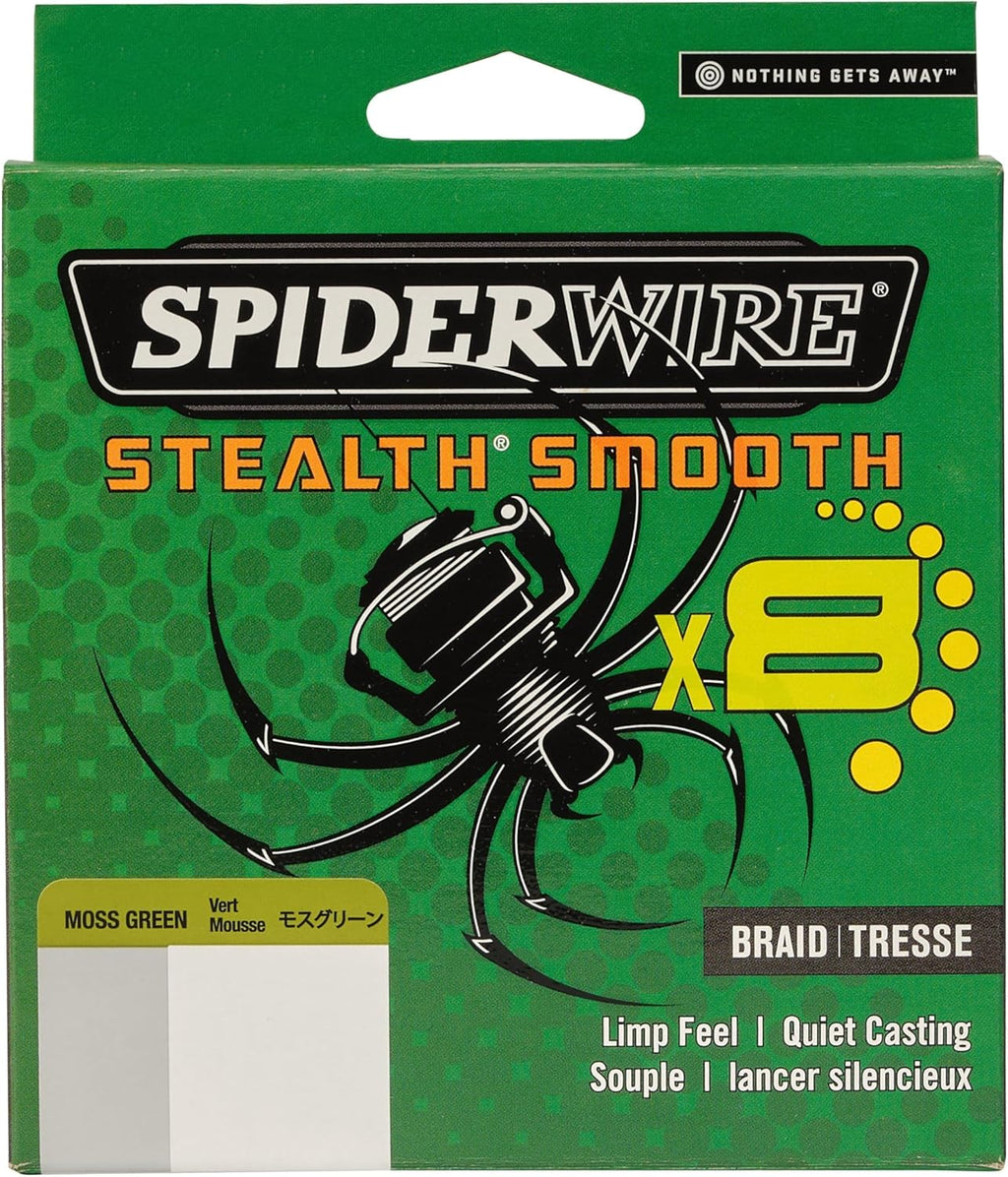 SpiderWire Stealth Braid Fishing Line - Ultra-Strong, Low-Visibility, 150 Yards