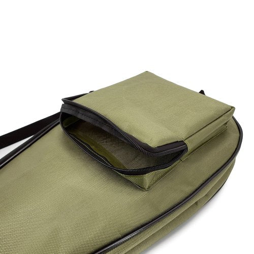 Gespann Squash Racquet Cover Up to Fits ONE Racquets with Zipperd Pocket (Army Green)