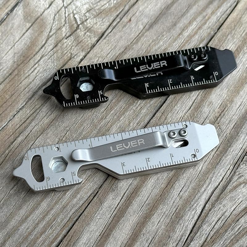 Edge XT Mini Utility Knife Keychain Multitool 10 Tools – 2-Pack Black