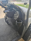 Golf Cart Cup Holders for VIP Dash Club Car Onward Precedent Tempo VIP Dash Kit Front Cup Holders Custom Design Golf Cart Accessories (Black)