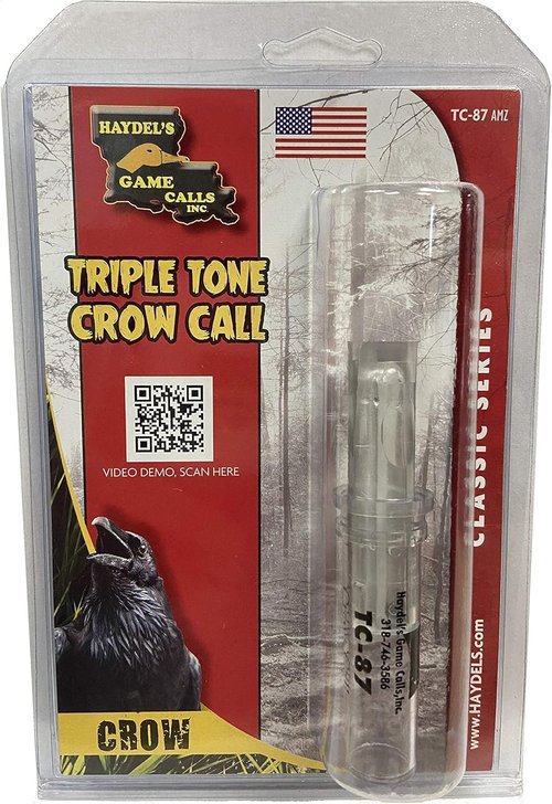 Haydel's Game Calls Inc. TC-87 Triple Tone Crow Call - Perfect for Hunting Enthusiasts