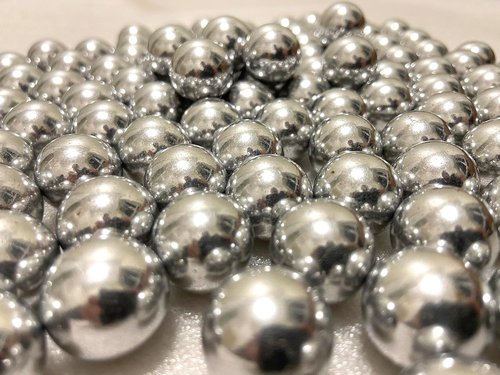 Caliber .43 Aluminum Balls by T4E - Durable Self Defense & Target Practice Paintballs | 100 Count, Silver