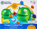 Learning Resources Froggy Feeding Fun Game - Engaging Educational Toy for Kids | Set of 64 Pieces