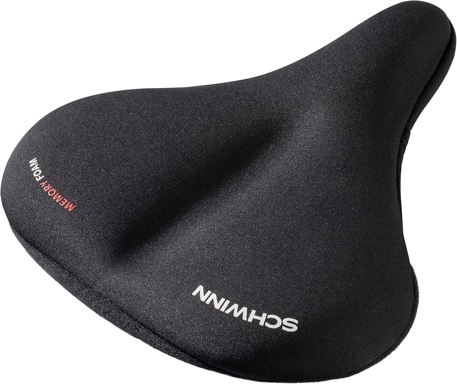 Schwinn Bike Seat Cover - Memory Foam Saddle Cover for Extra Comfort | Weather-Resistant, Dual Strap Design