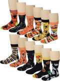 Different Touch Men's Colorful Fashion Dress Socks - Size 10-13 | Trendy & Comfortable