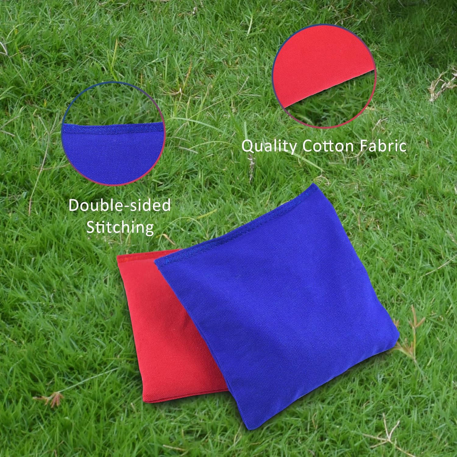 Skiennix Cornhole Set - Regulation Size Boards with 8 Bean Bags & Carrying Case | Outdoor Game for Adults