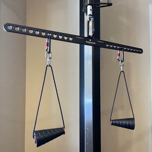 Spiral Strength Handle Bar Black