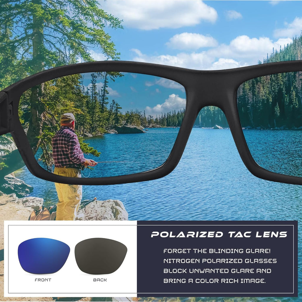 Skiennix Nitrogen Polarized Sport Sunglasses - UV400 Protection for Men & Women | Perfect for Driving & Fishing