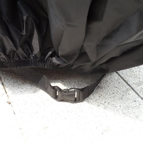 ATCG Bike Cover 190T Nylon Waterproof Bicycle Cover for Mountain Bike, Road Bike Outdoor Storage, L (Black)