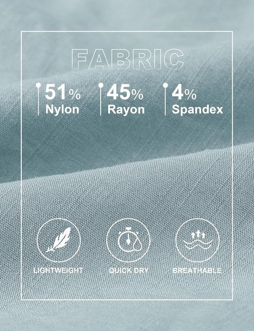 MoFiz Women's Lightweight Hiking Cargo Shorts - Quick Dry Athletic Shorts with 6 Pockets for Summer Travel