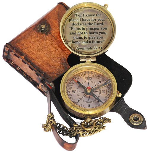 MAI for I Know The Plans I Have for You Engraved Compass, Jeremiah 29 11, Baptism Gifts, Best Easter, Birthday, Mothers Day, Fathers Day, Graduation Gift, Wedding Gifts