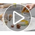 Disposable Measuring Cups Set - 50 Clear 8 oz Plastic Mixing Cups for Baking & Crafts