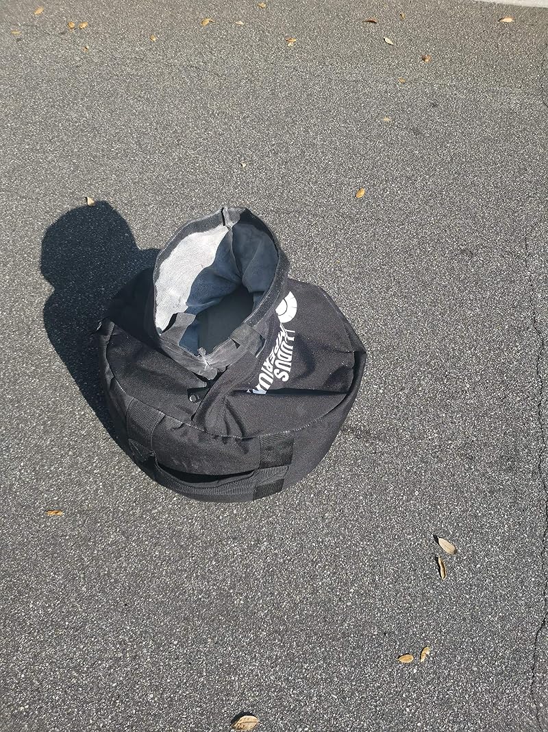 100 lb Round Fitness Sandbag with Two Handles – Heavy Duty Training Sandbags