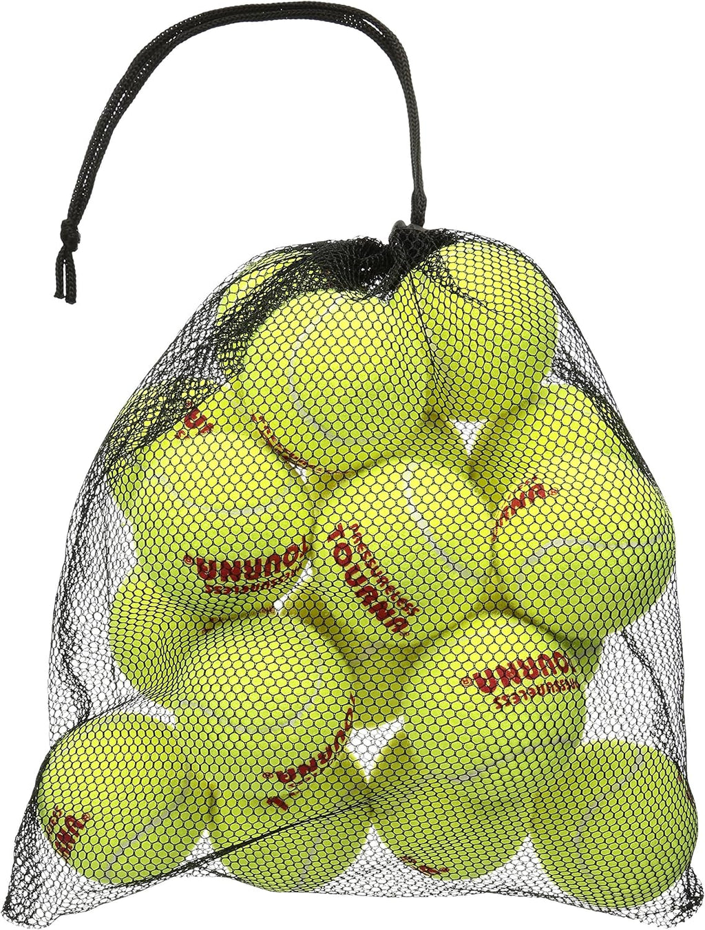 Tourna Tennis Ball Mesh Carry Bag - Holds 18 Balls | Durable & Lightweight Design