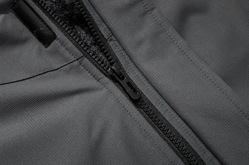 Kids Boy's Winter Ski Jacket - Dark Grey, 13-14 (QUCOOM)